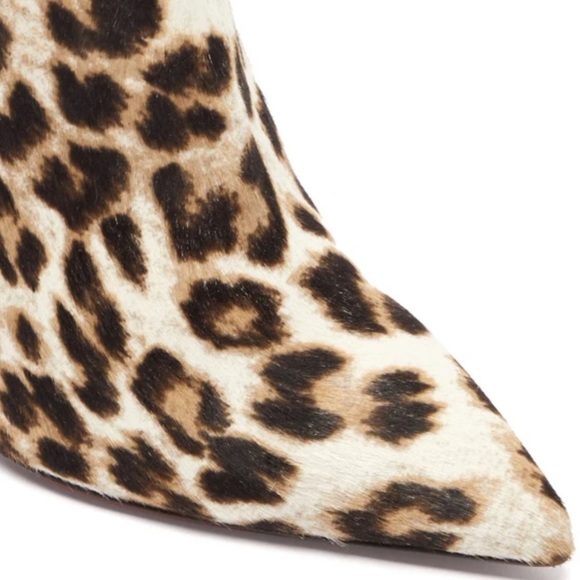 CHRISTIAN LOUBOUTIN 
So Kate Booty 100 leopard-print calf-hair boots Size 38 - Picture 5 of 13